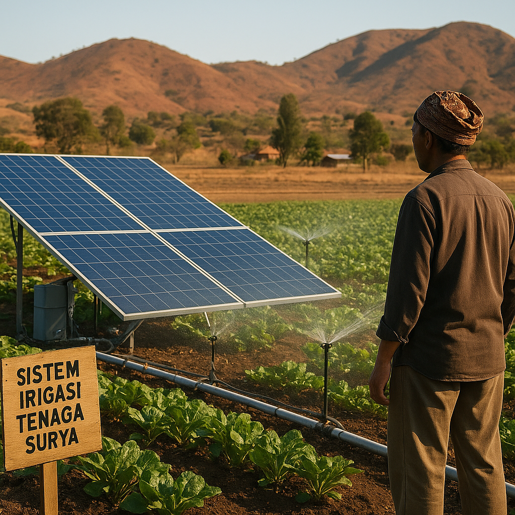 Sistem Irigasi Tenaga Surya Dorong Pertanian di Lahan Kering Nusa Tenggara Timur