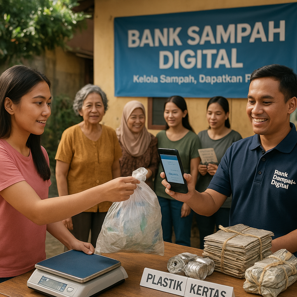Inisiatif Bank Sampah Digital Meningkatkan Partisipasi dan Nilai Ekonomi