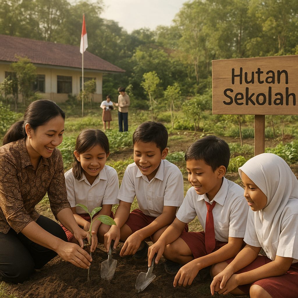 Program 'Hutan Sekolah' untuk Edukasi dan Konservasi Lingkungan