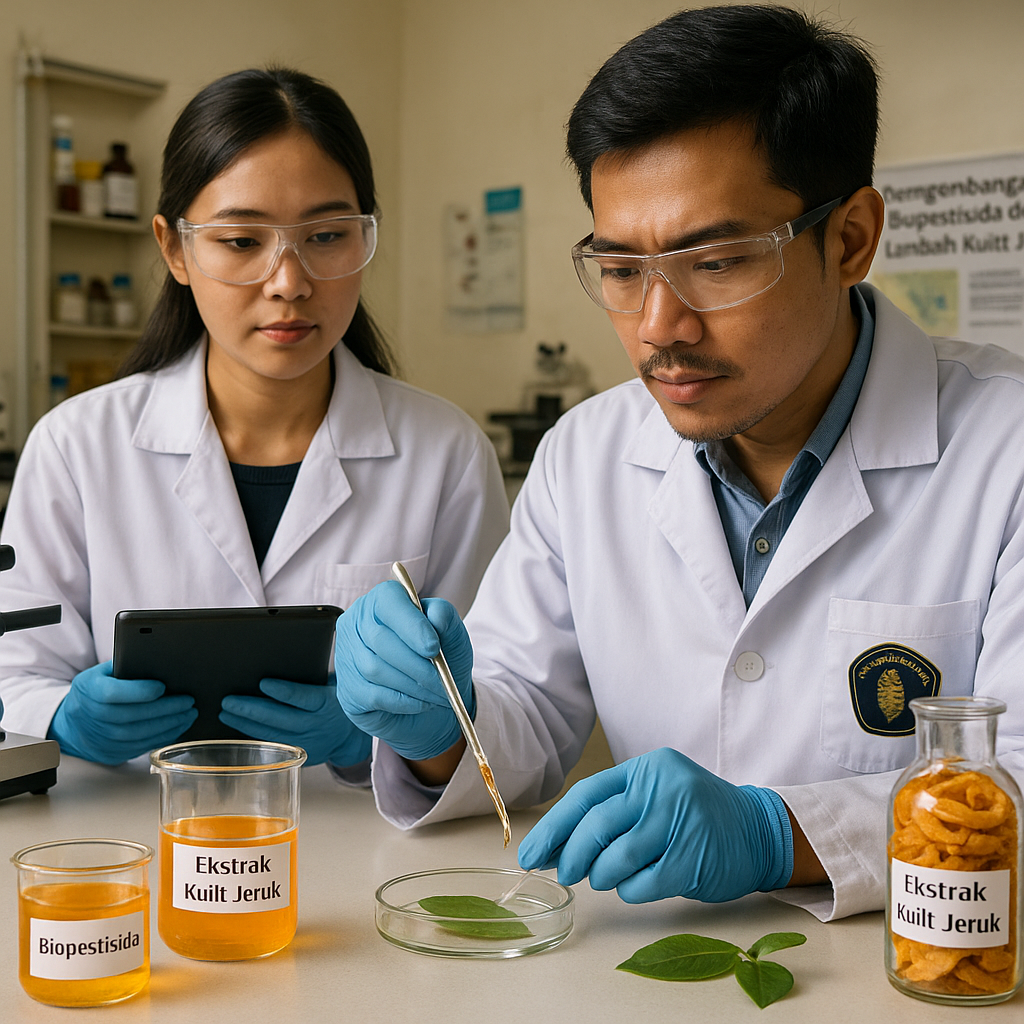 Pengembangan Biopestisida dari Limbah Kulit Jeruk oleh Peneliti Universitas Brawijaya
