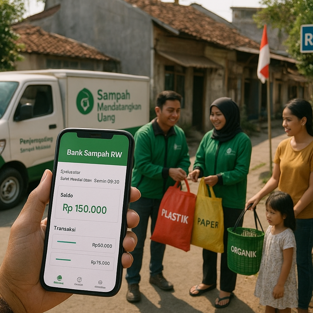 Aplikasi 'SampahMendatangkanUang' Dorong Pengelolaan Sampah Terpadu di Tingkat RW