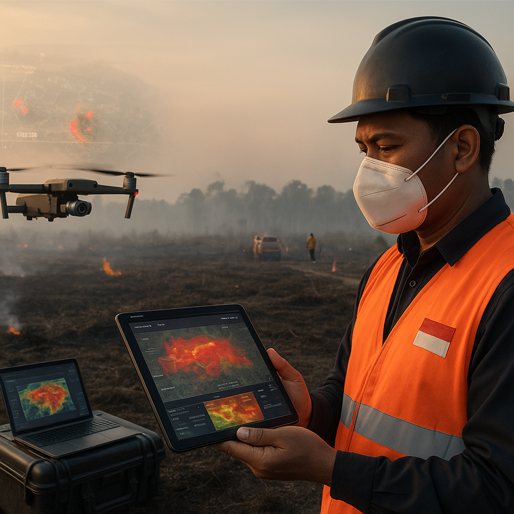 Pemanfaatan Drone dan AI untuk Pemetaan serta Monitoring Kebakaran Hutan dan Gambut
