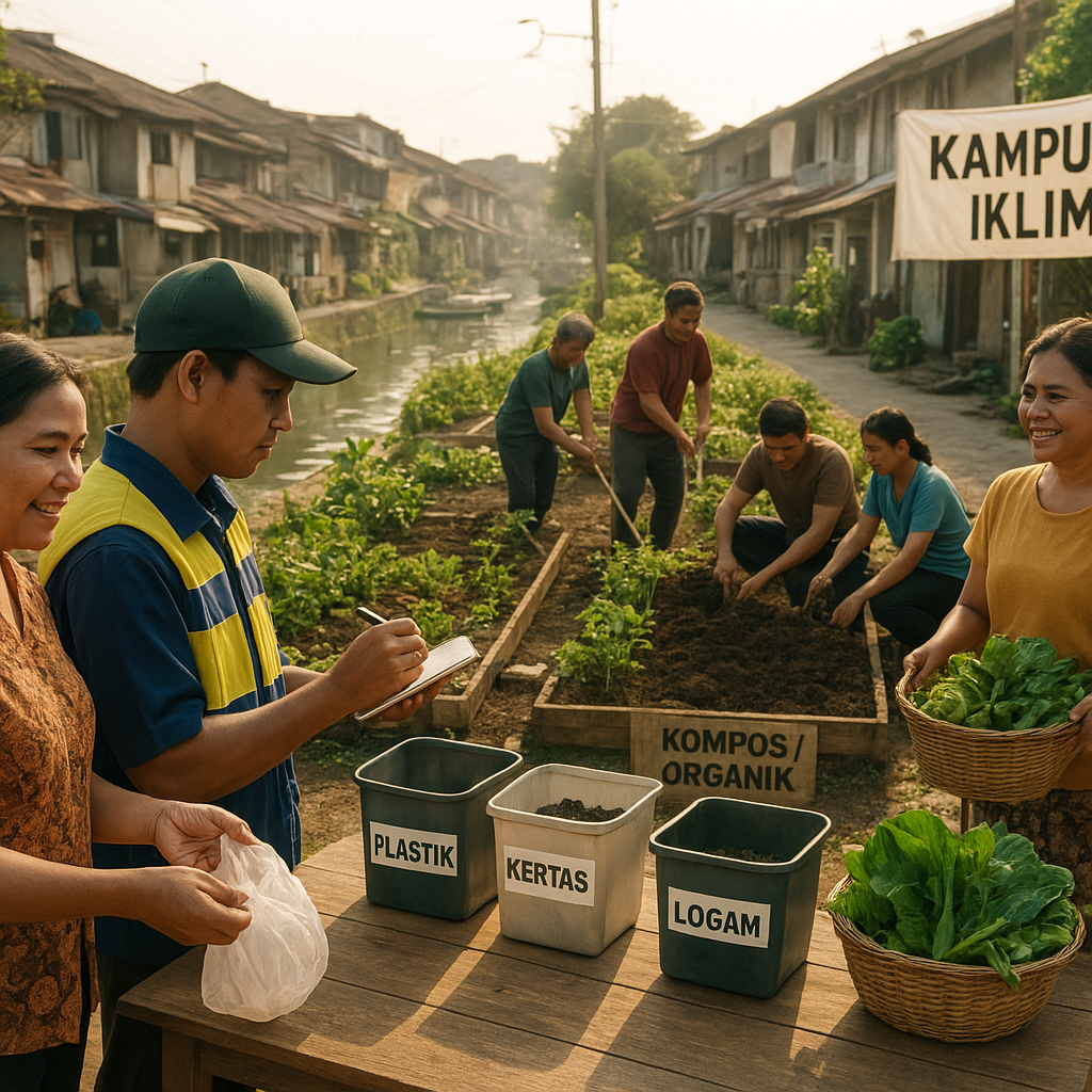 Kampung Iklim di Jakarta Utara Sukses Kurangi Sampah dan Tingkatkan Ketahanan Pangan Warga