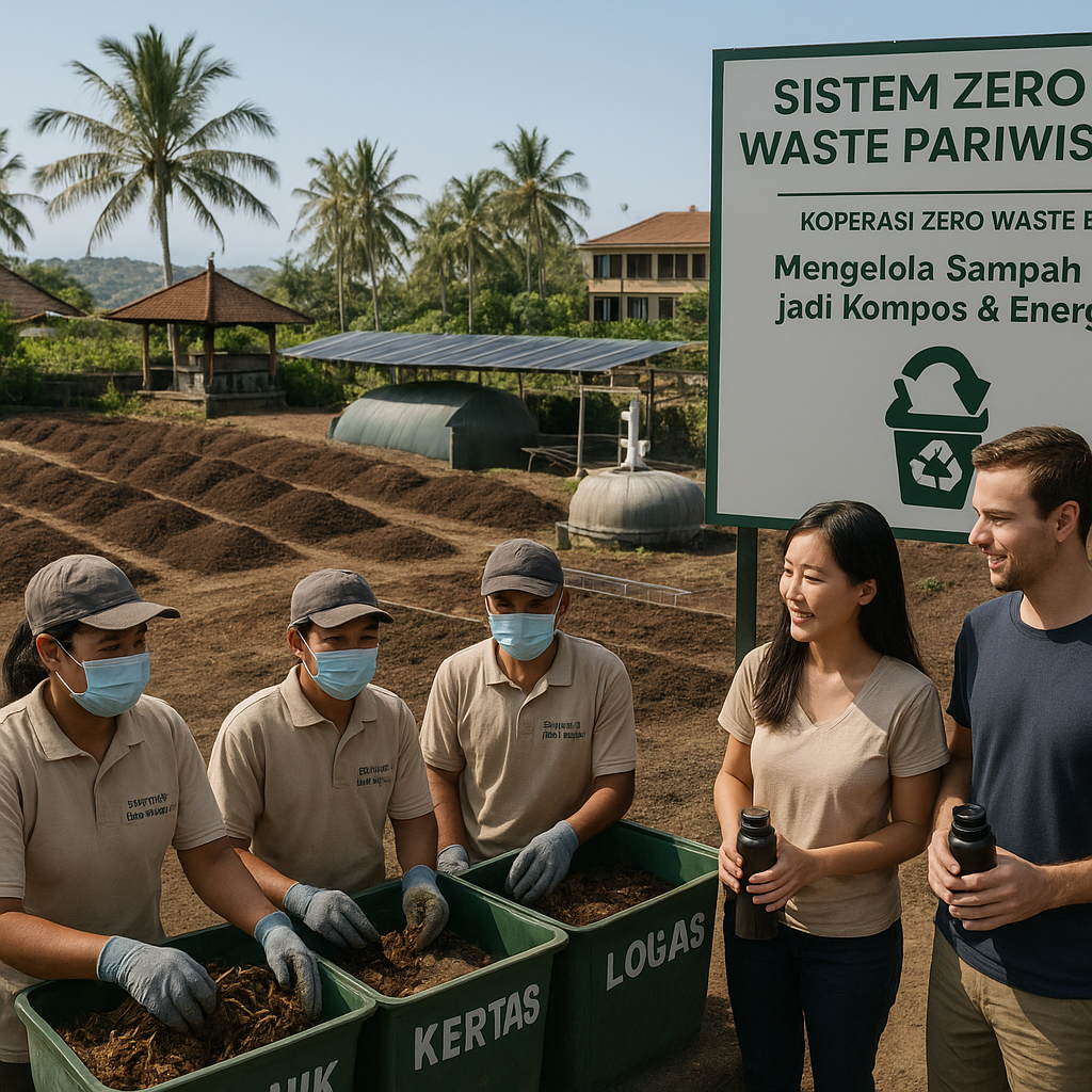 Koperasi di Bali Ciptakan Sistem 'Zero Waste' Pariwisata, Kelola Sampah Jadi Kompos dan Energi