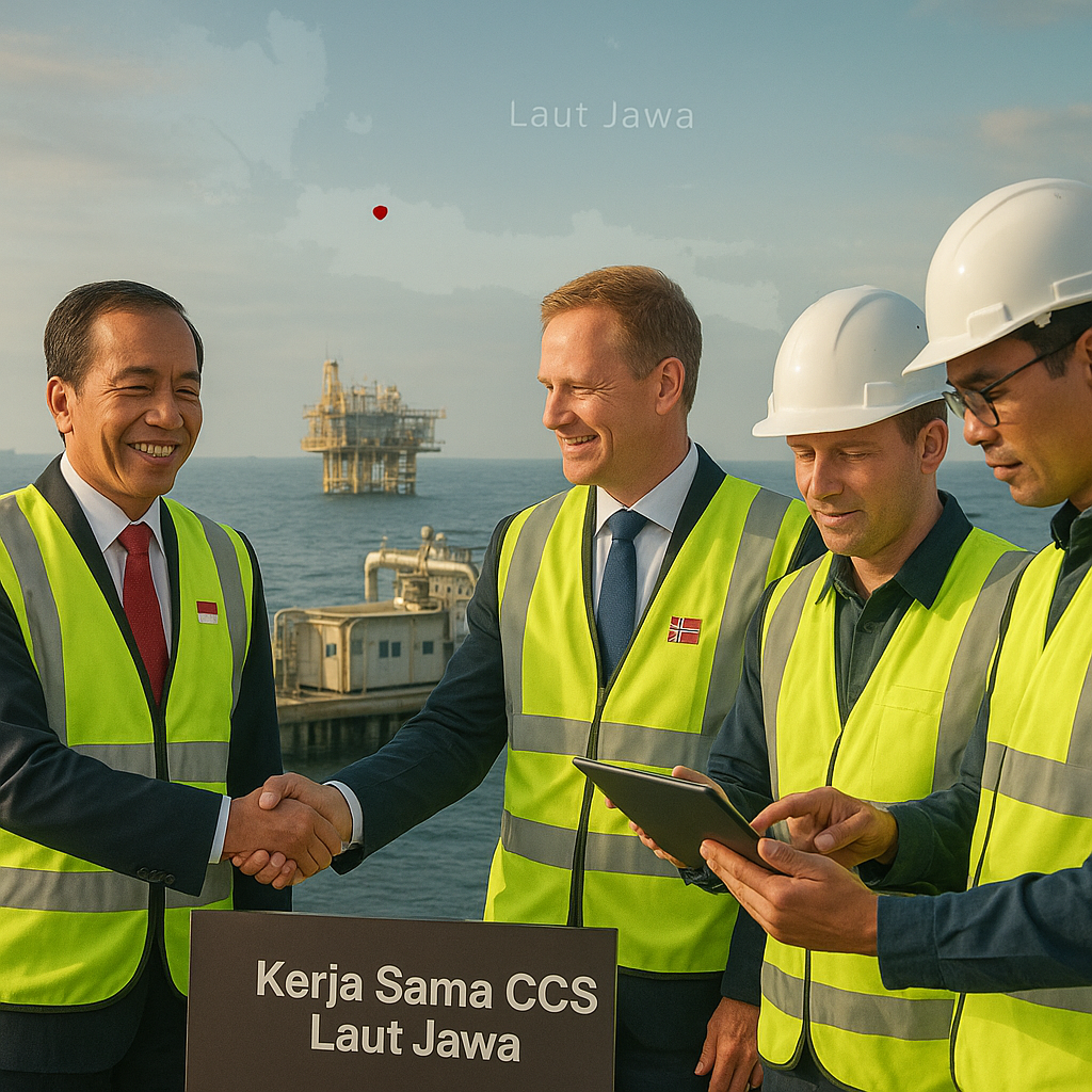 Norwegia-Indonesia Perkuat Kerja Sama Penangkapan dan Penyimpanan Karbon (CCS) di Laut Jawa