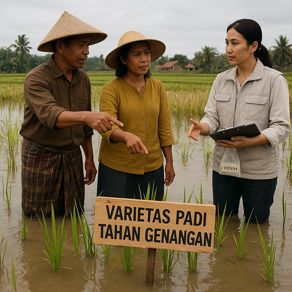 Pengembangan Varietas Padi Tahan Genangan (Submergence Tolerance) untuk Daerah Rawan Banjir