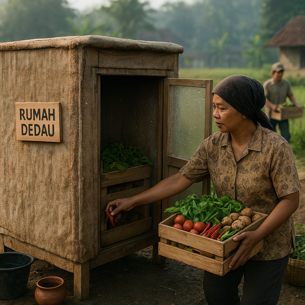 Kulkas Tanpa Listrik 'Rumah Dedau': Solusi Penyimpanan Pangan bagi Petani di Daerah Terpencil