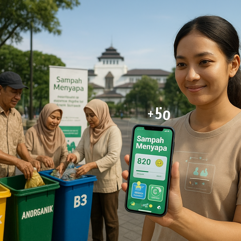 Aplikasi 'Sampah Menyapa': Gamifikasi Pengelolaan Sampah yang Tingkatkan Partisipasi Warga di Kota Bandung