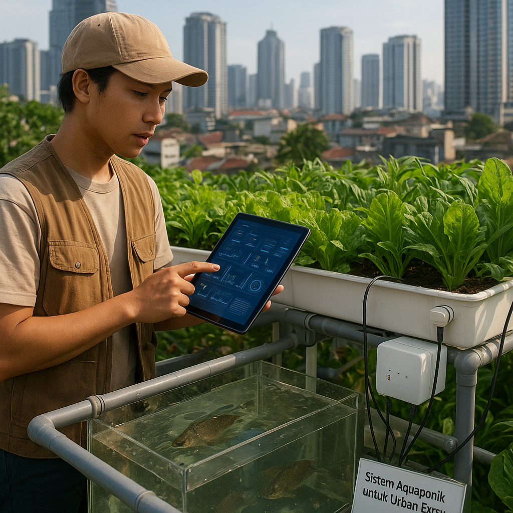 Sistem Aquaponik Berbasis IoT untuk Urban Farming di Kawasan Perkotaan Padat