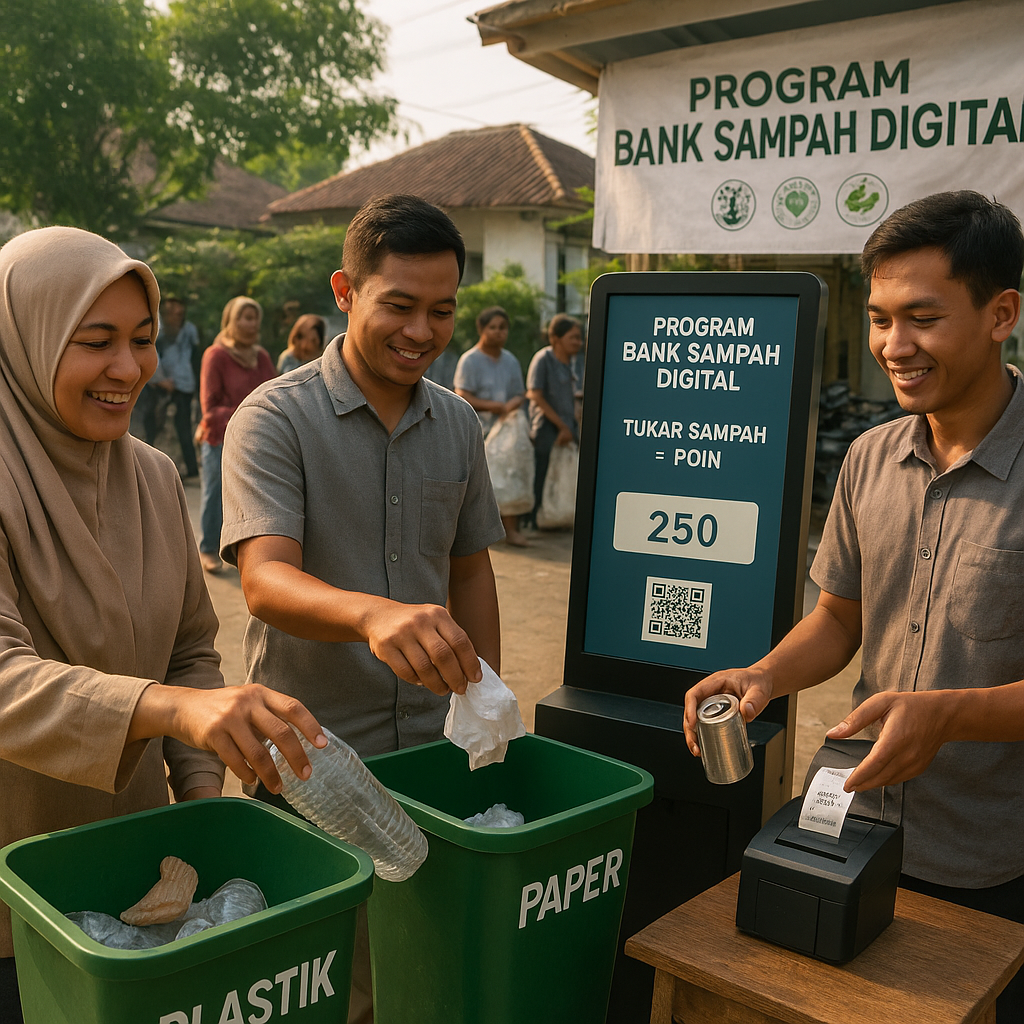 Program 'Bank Sampah Digital' yang Mengintegrasikan Pengumpulan Limbah dengan Insentif untuk Konservasi Lingkungan