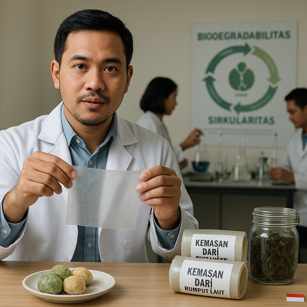 Startup Indonesia Kembangkan Kemasan Makanan dari Rumput Laut yang Dapat Dimakan dan Terurai
