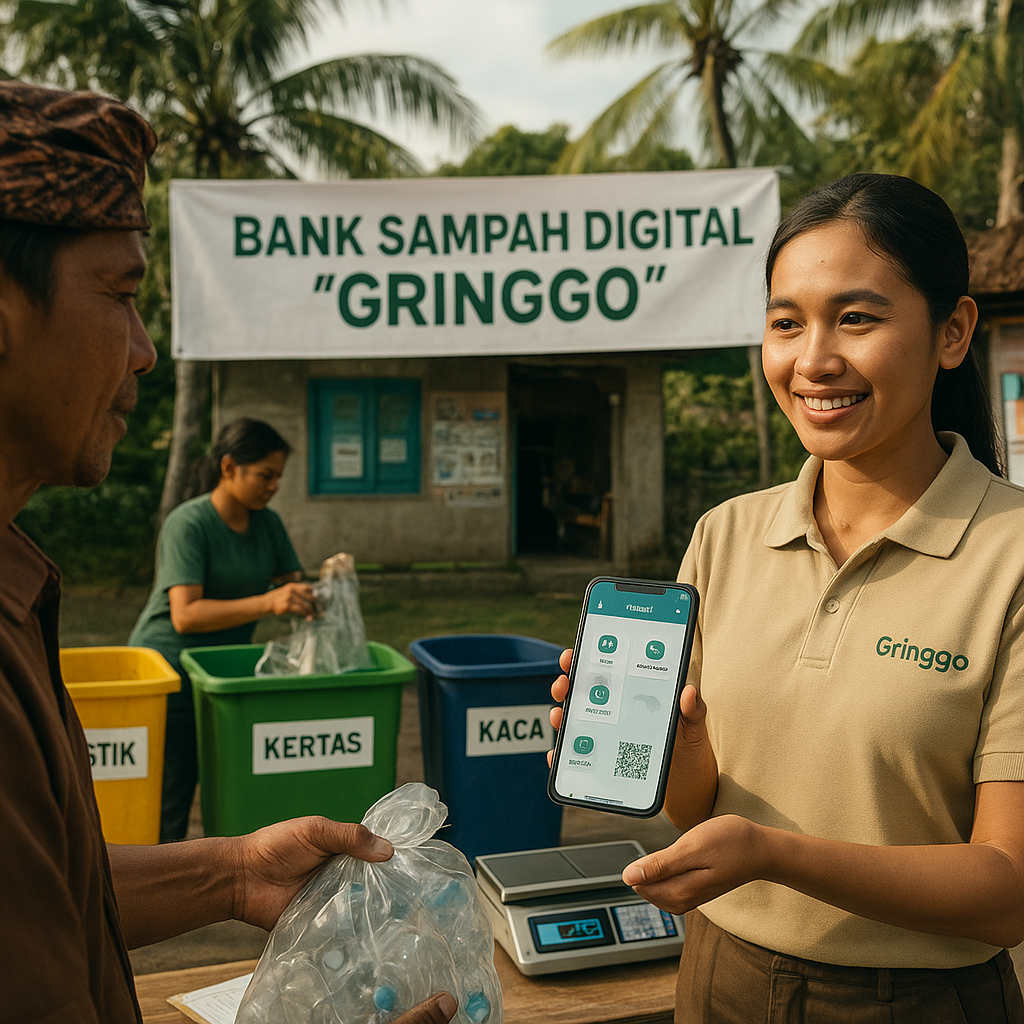 Bank Sampah Digital 'Gringgo' di Bali Mengubah Sampah menjadi Nilai Ekonomi