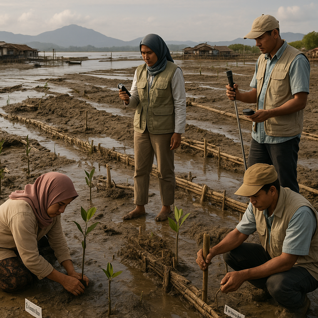 Restorasi Mangrove dengan Teknik 'Ecological Engineering' untuk Perlindungan Pesisir di Sulawesi