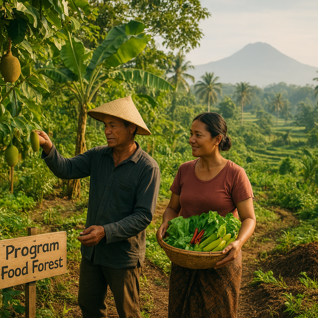 Program 'Food Forest' di Bali: Integrasi Pertanian Organik dengan Konservasi Hutan