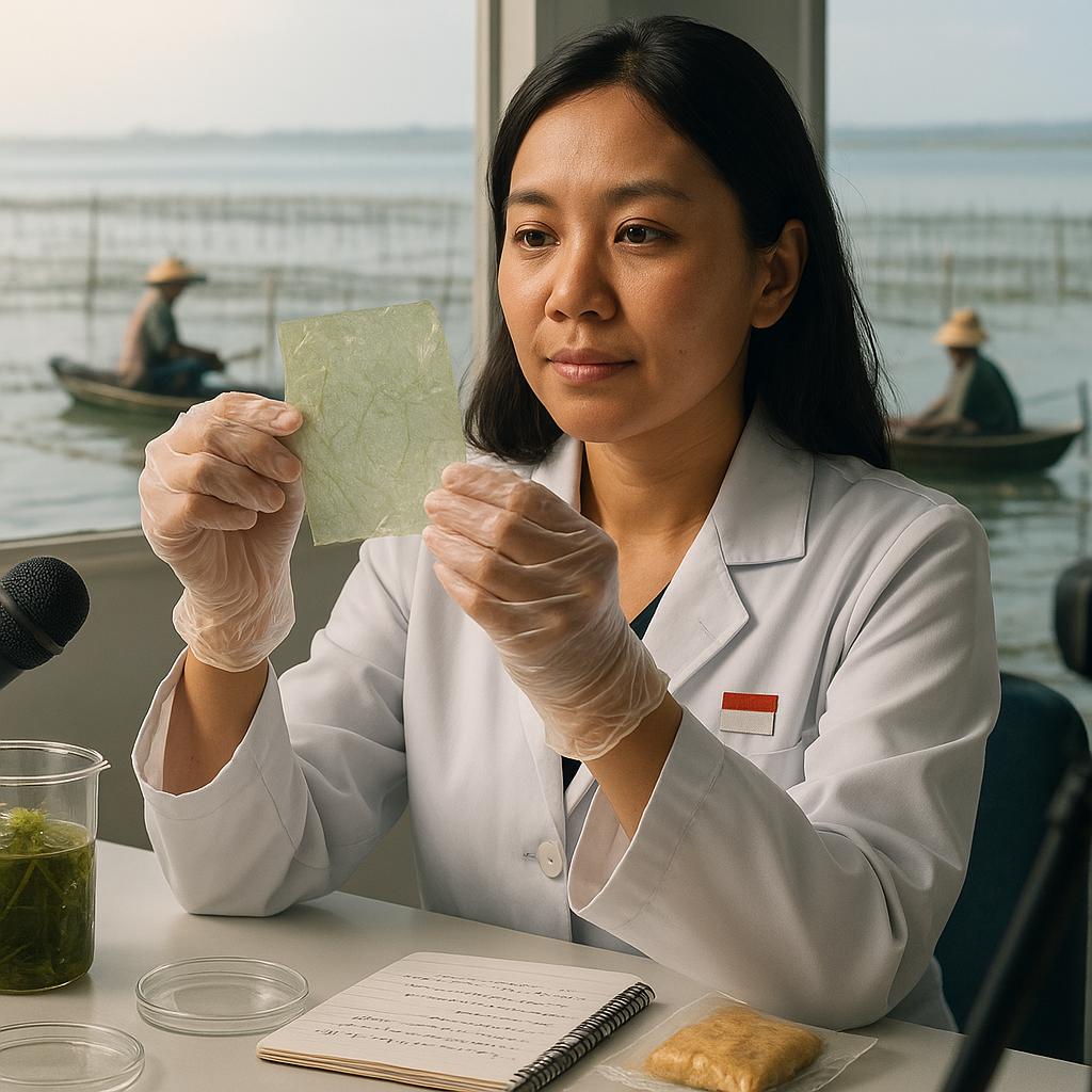 Edible Plastic dari Rumput Laut: Solusi Indonesia Mengurangi Sampah Plastik & Menambah Nutrisi