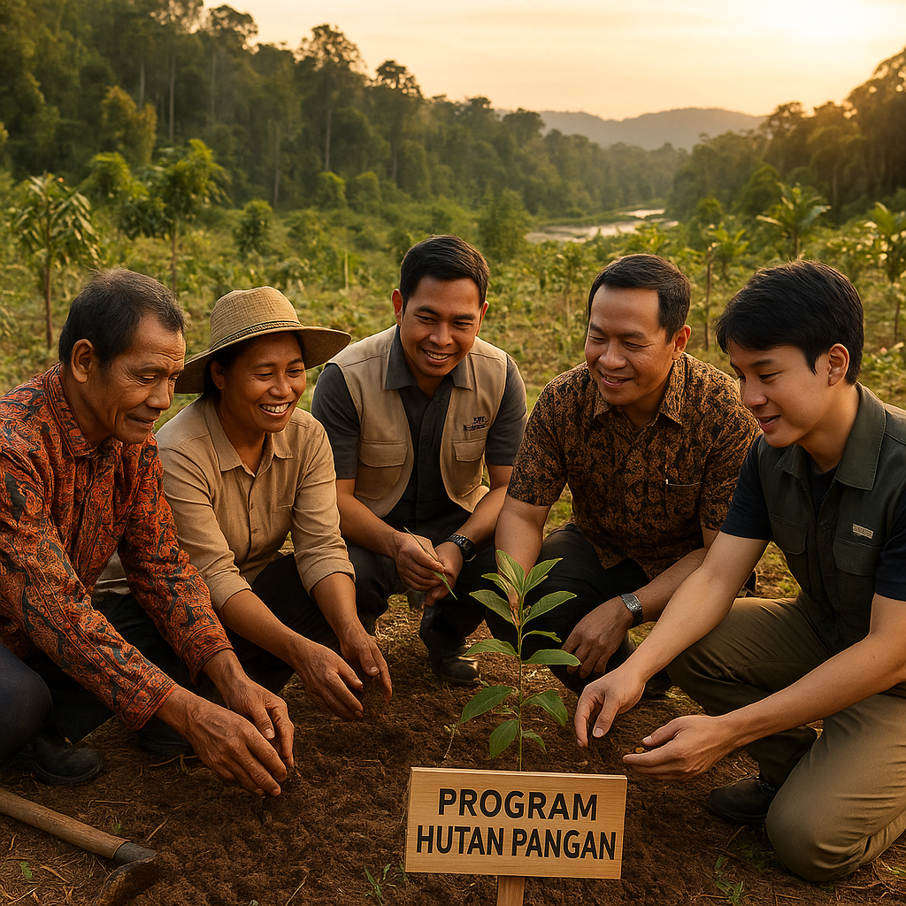 Program "Hutan Pangan" di Kalimantan Gabungkan Reforestasi dengan Agroforestri Komoditas Lokal