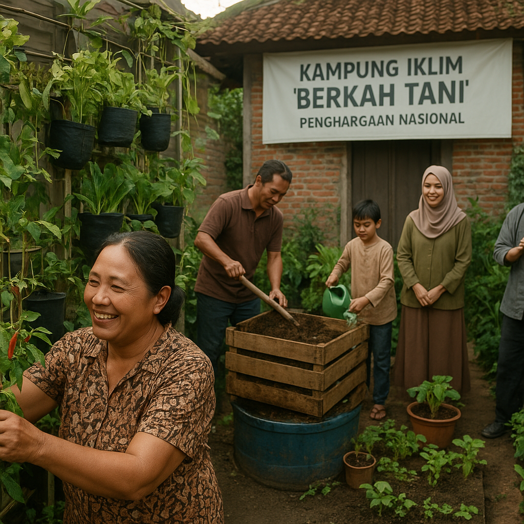 Kampung Iklim 'Berkah Tani' di Sleman Raih Penghargaan Nasional, Optimalkan Lahan Sempit dengan Vertikultur
