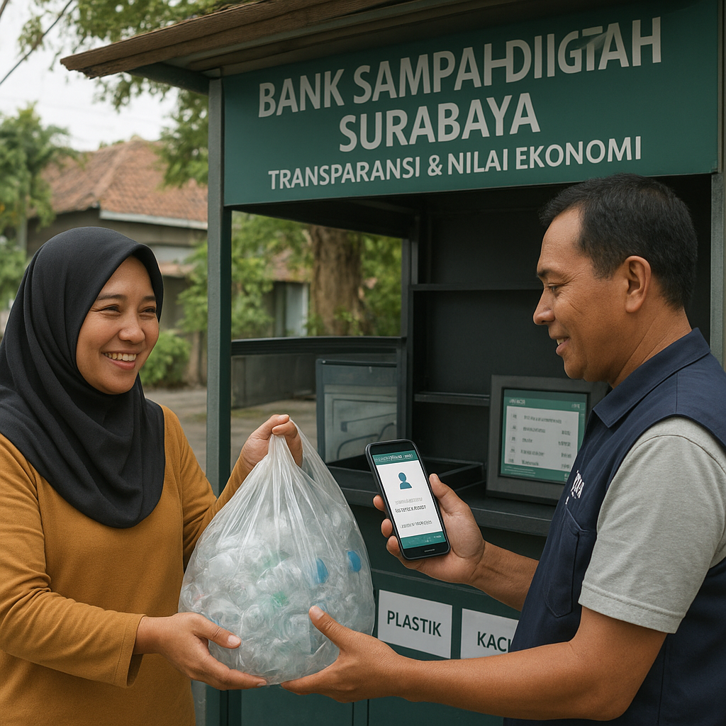 Inisiatif 'Bank Sampah Digital' di Surabaya Tingkatkan Partisipasi dan Nilai Ekonomi Daur Ulang