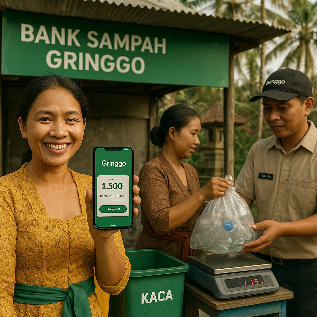 Bank Sampah Digital 'Gringgo' di Bali Tingkatkan Efisiensi dan Nilai Ekonomi Pengelolaan Limbah
