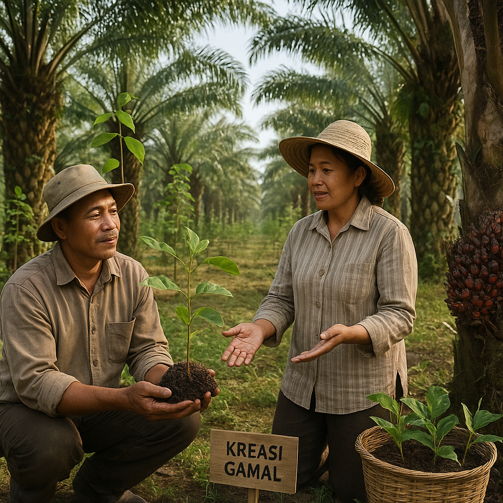 Kreasi Gamal: Kombinasi Gamal dan Kelapa Sawit Menekan Emisi dan Tingkatkan Produksi