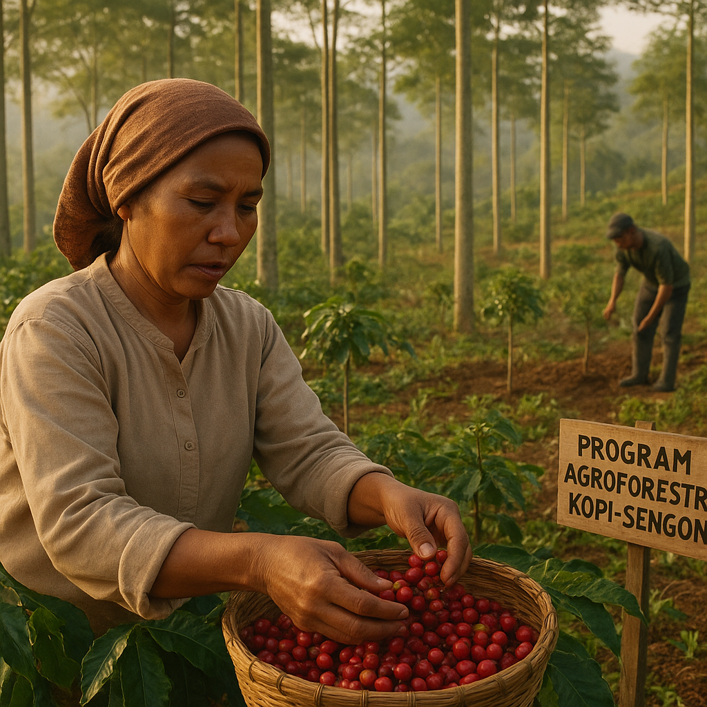 Program Agroforestry Kopi-Sengon untuk Restorasi Lahan dan Penghidupan Petani di Sumatera