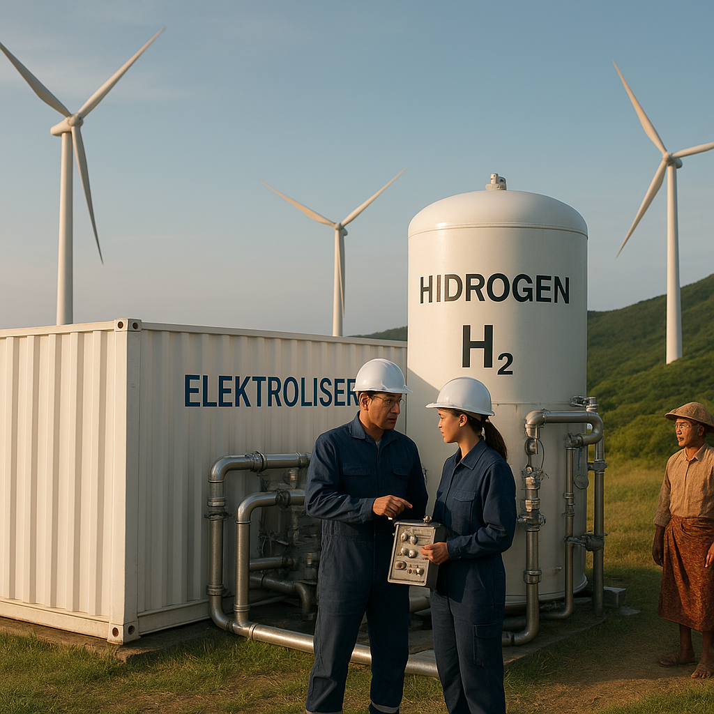 Sistem Penyimpanan Energi Angin dengan Teknologi Hidrogen untuk Daerah Terpencil