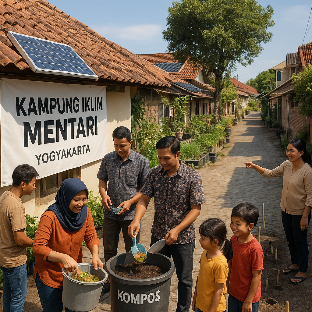 Kampung Iklim 'Mentari' di Yogyakarta: Model Percontohan Adaptasi Iklim Berbasis Permukiman