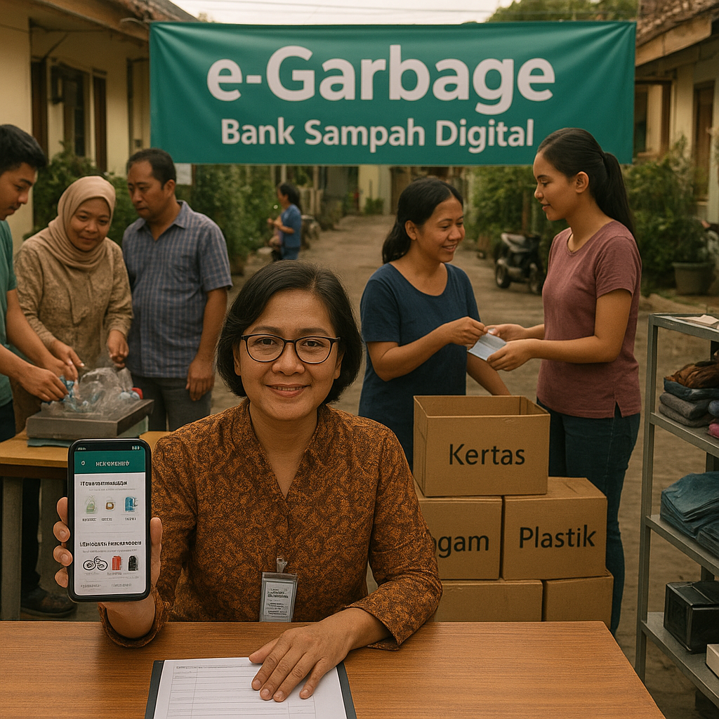 Bank Sampah Digital 'e-Garbage' yang Terintegrasi dengan Marketplace Barang Bekas