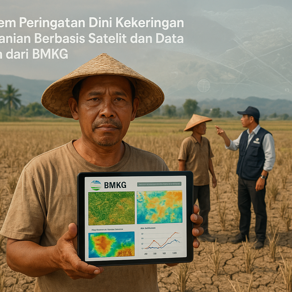Sistem Peringatan Dini Kekeringan Pertanian Berbasis Satelit dan Data Iklim dari BMKG
