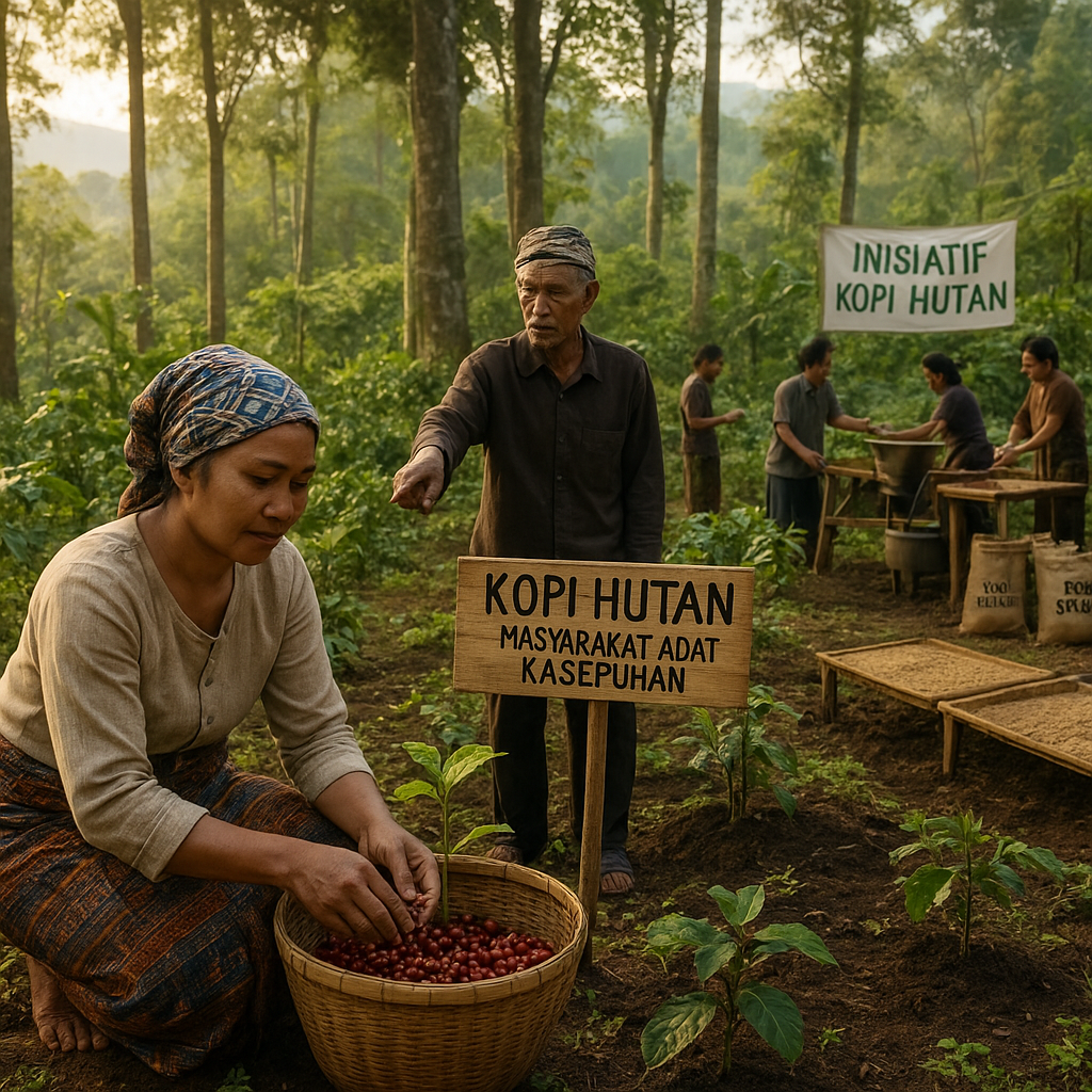 Inisiatif 'Kopi Hutan' oleh Masyarakat Adat Kasepuhan untuk Konservasi Hutan dan Peningkatan Ekonomi